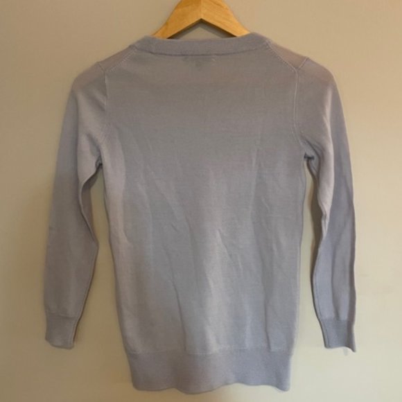XXS Shale Blue J. Crew Tippi Sweater Merino Wool - Picture 6 of 6